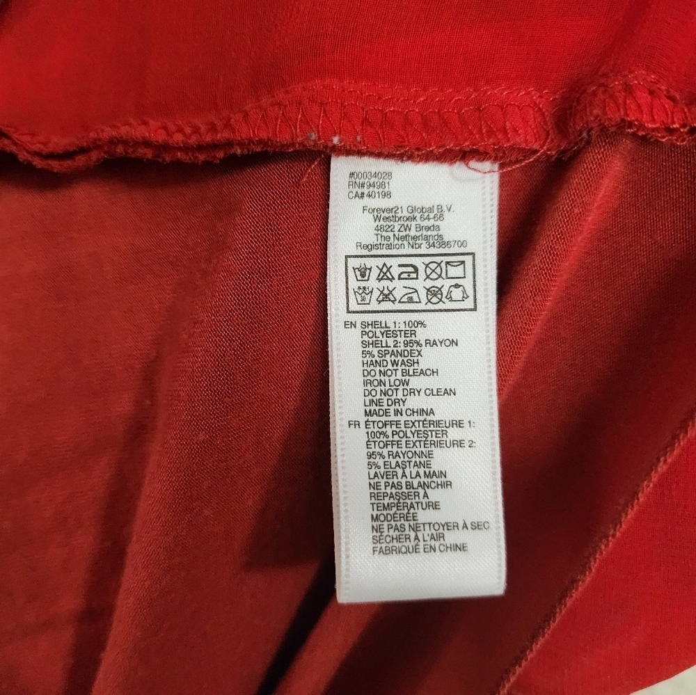 FOREVER 21 burnt orange swimsuit coverup - Picture 6 of 6